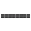 Image de Schuttingpanelenset 1391x186 cm HKC zwart3070435
