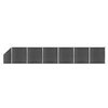 Image de Schuttingpanelenset 1138x(105-186) cm HKC zwart 3070442