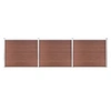 Image de Schuttingpanelenset 526x146 cm HKC bruin 3070452