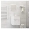 Image de Ensemble de meubles de salle de bain Blanc Aggloméré