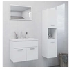 Image de Ensemble de meubles de salle de bain Blanc Aggloméré