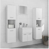 Image de Ensemble de meubles de salle de bain Blanc Aggloméré