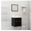 Image de Badkamermeubelset spaanplaat zwart3071307