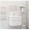 Image de Ensemble de meubles de salle de bain Blanc Aggloméré