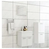 Image de Ensemble de meubles de salle de bain Blanc Aggloméré