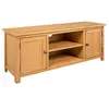 Image de Meuble TV 110x35x44 cm Bois de chêne massif