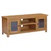Image de Meuble TV 110x35x44 cm Bois de chêne massif327435