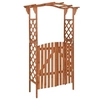 Image de Pergola avec portail 116x40x204 cm Bois de sapin massif