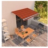 Image de Luifel automatisch uittrekbaar 300x250 cm oranje en bruin3068870