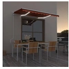 Image de Luifel automatisch met LED windsensor 350x250 cm oranje bruin3068895