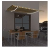 Image de Luifel automatisch met LED en windsensor 400x300 cm geel en wit3068913