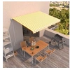 Image de Luifel automatisch uittrekbaar 450x300 cm geel en wit3068928