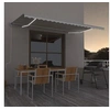 Image de Luifel automatisch met LED en windsensor 500x300 cm cràmekleur3068952