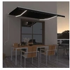 Image de Luifel automatisch met LED en windsensor 400x350 cm antraciet3068994