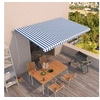 Image de Luifel automatisch uittrekbaar 500x350 cm blauw en wit3069026