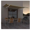 Image de Luifel automatisch met LED en windsensor 500x350 cm geel wit3069033