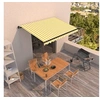 Image de Luifel handmatig uittrekbaar 350x250 cm geel en wit3069078
