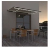 Image de Luifel automatisch met LED en windsensor 450x300 cm cràmekleur3069132