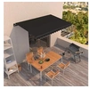 Image de Luifel handmatig uittrekbaar 450x350 cm antracietkleurig3069199