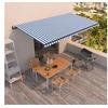 Image de Luifel automatisch uittrekbaar 600x350 cm blauw en wit3069246