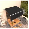 Image de Auvent Rétractable Automatique avec Store Banne Pliable Jardin Balcon Terrasse Patio Extérieur Protection contre Rayons UV 3x2,5 m Anthracite