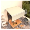 Image de Auvent rétractable automatique avec store 3,5x2,5 m Crème