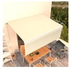 Image de Auvent Manuel Rétractable avec Store Banne Pliable Jardin Balcon Terrasse Patio Extérieur Protection contre Rayons UV 4x3 m Crème