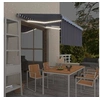 Image de Luifel handmatig uittrekbaar rolgordijn LED 3,5x2,5 m blauw wit3069401