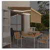 Image de Luifel handmatig uittrekbaar rolgordijn LED 3,5x2,5 m geel wit3069403