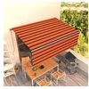 Image de Luifel handmatig uittrekbaar met rolgordijn 4x3 m oranje bruin3069420