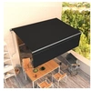 Image de Auvent Automatique Rétractable avec Store Banne Pliable Jardin Balcon Terrasse Extérieur Protection contre Rayons UV 4,5x3 m Anthracite