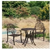 Image de 3-delige Bistroset gietaluminium bronskleurig3070571
