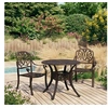 Image de 3-delige Bistroset gietaluminium bronskleurig3070574