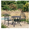 Image de 3-delige Bistroset gietaluminium zwart3070575