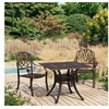 Image de 3-delige Bistroset gietaluminium bronskleurig3070577