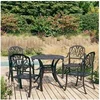 Image de Ensemble de Bistro 5 pcs Mobilier de Terrasse Table et Chaises de Patio Salon de Jardin Meubles de Balcon Extérieur 3070602