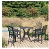 Image de Ensemble de Bistro 5 pcs Salon de Jardin Mobilier de Terrasse Meubles de Balcon Table et Chaises de Patio Extérieur 3070608