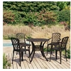 Image de 5-delige Bistroset gietaluminium bronskleurig3070610