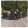 Image de Ensemble de Salle à Manger de Jardin 7 pcs Table et Chaises de Repas de Terrasse Mobilier à Dîner de Patio Extérieur 3070769