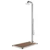 Image de Buitendouche met bruine basis 230 cm roestvrij staal3070789