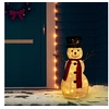 Image de Figurine de bonhomme de neige de Noël à LED Tissu 60 cm