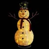 Image de Figurine de bonhomme de neige de Noël à LED Tissu 120 cm