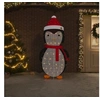 Image de Décoration de Noël pingouin à LED Tissu de luxe 180 cm