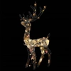 Image de Renne de décoration de Noël Acrylique 140 LED colorées 128 cm