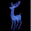 Image de Renne de Noël Acrylique XXL 250 LED 180 cm Bleu