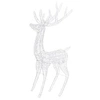 Image de Renne de Noël Acrylique XXL 250 LED colorées 180 cm