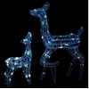 Image de Famille de rennes de décoration Acrylique 160 LED Blanc froid