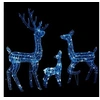 Image de Famille de rennes de décoration Acrylique 300 LED bleues