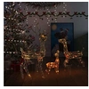 Image de Famille de Rennes de Décoration Rennes Lumineux Décoration de Noël Jardin Patio Arrière-cour Extérieur Intérieur Acrylique 300 LED Colorées
