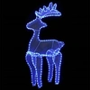 Image de Décoration de Noël de renne avec maille 306 LED 60x24x89 cm